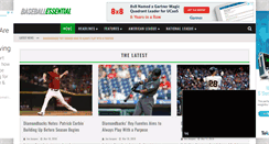 Desktop Screenshot of baseballessential.com